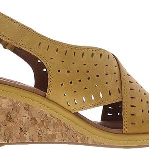 Cobb Hill Yellow Sandals with Cork Wedge